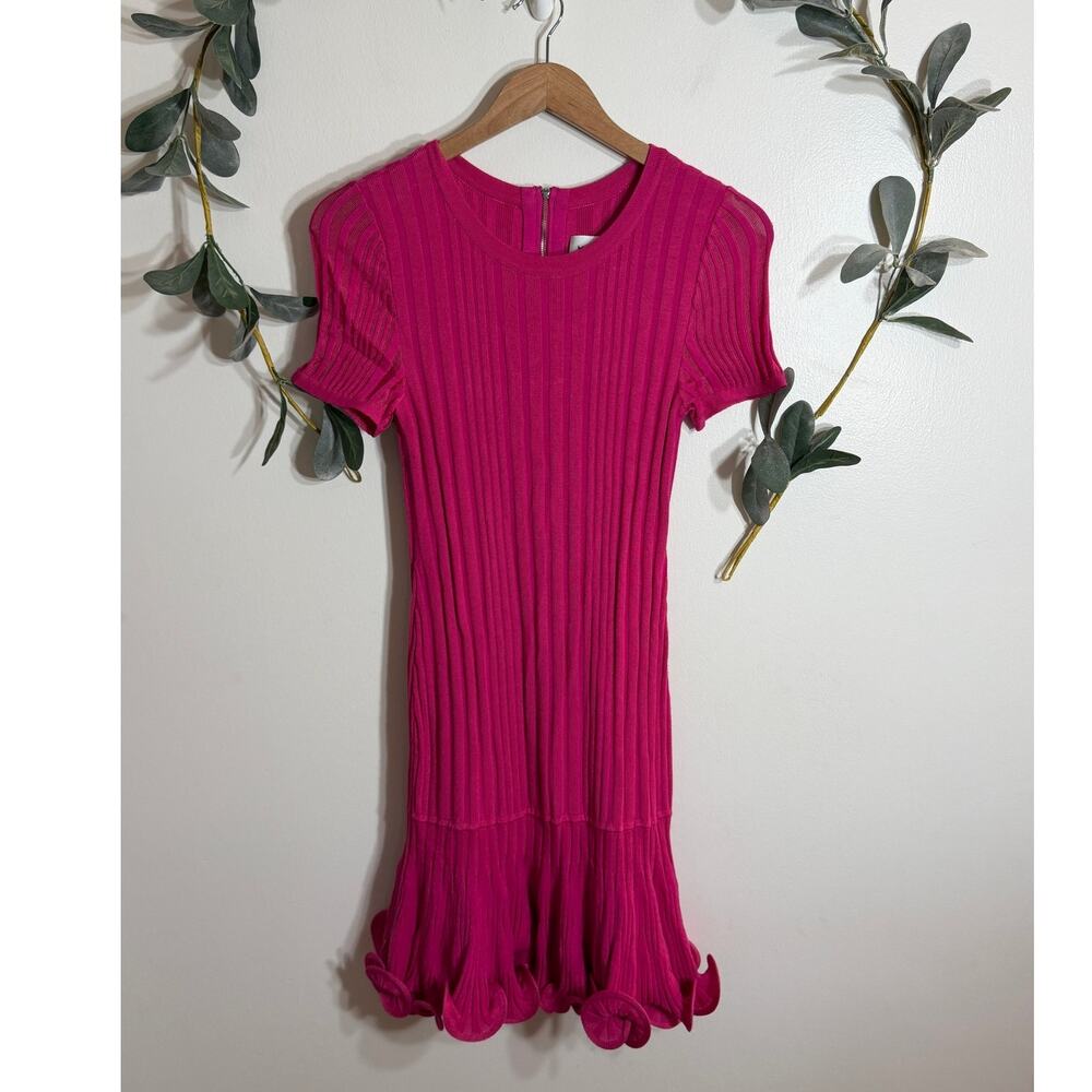Milly Short Sleeve Fit and Flare Dress